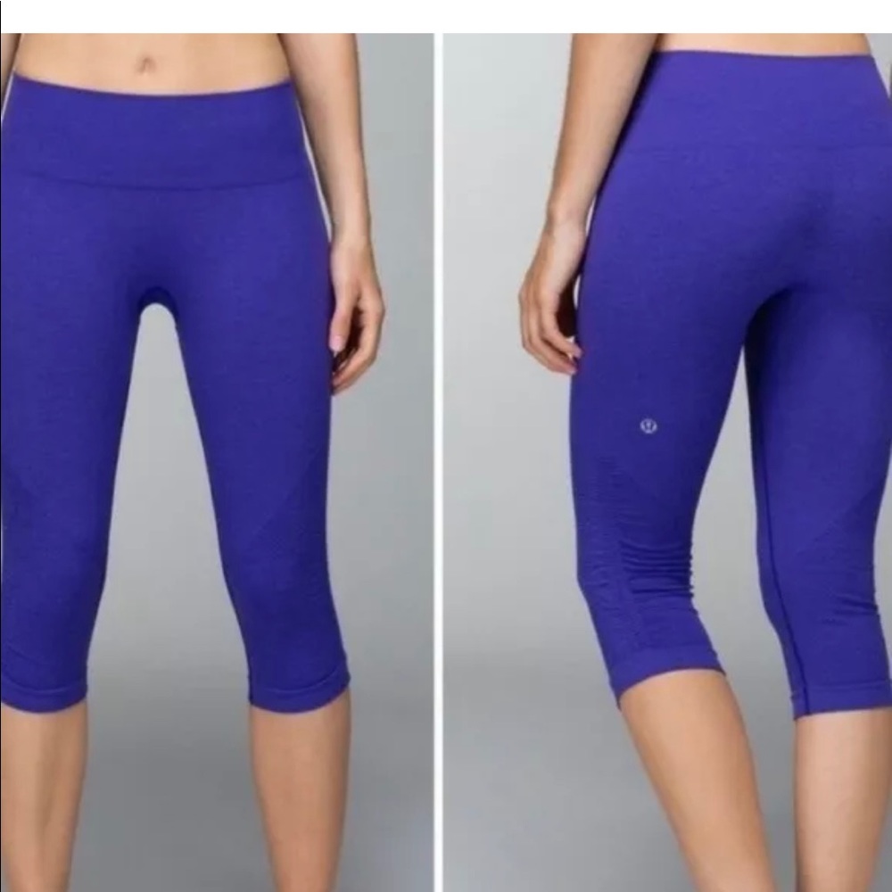 Lululemon in the flow crop leggings